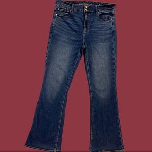 American Eagle high waist flared jeans 16 long